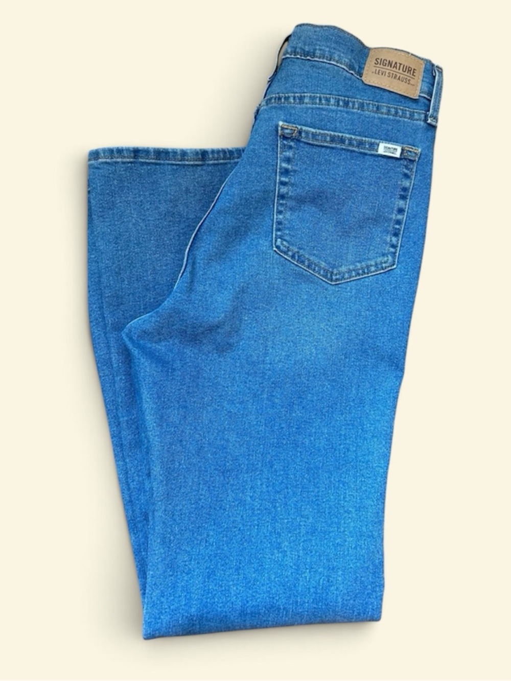 Signature by Levi Strauss Light Blue Wide-Leg Jeans